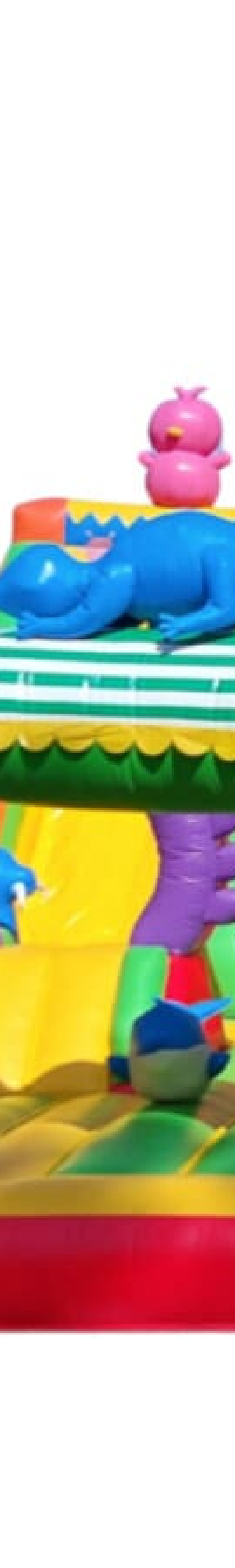 Pripučiamas batutas dinozaurų parkas